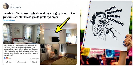 ABD'de Kürtajın Yasaklanmasının Üzerine Kadınların Güvenli Bir Sağlık Hizmeti Alması İçin Yapılan Dayanışma