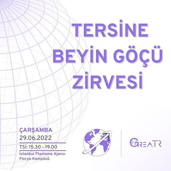 Türkiye’nin son yıllardaki en büyük problemlerinden biri olan beyin göçü probleminin çözümüne ilk adım 29 Haziran’da GreaTR ile birlikte atılacak!
