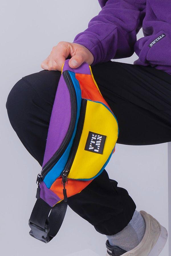 12. Renkli sevenler için unisex omuz ve bel çantası...