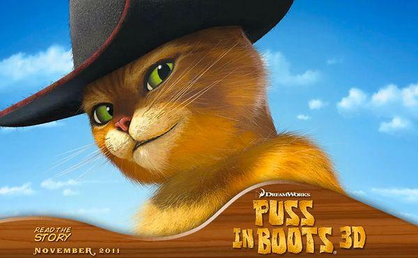 12. Puss in Boots / Çizmeli Kedi (2011) IMDb: 6.6