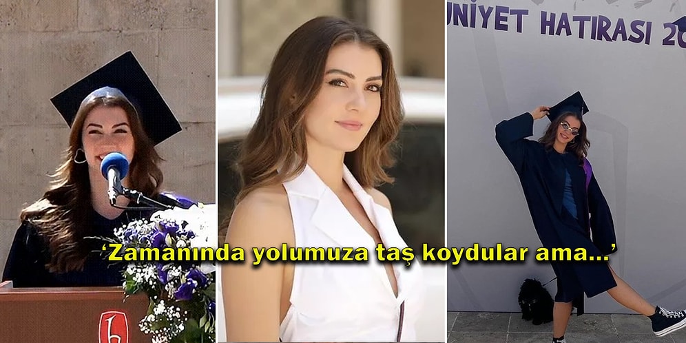 Güzel Oyuncu Burcu Özberk Üniversiteden Mezun Oldu: Kep Attığı Anlar Sosyal Medyayı Salladı!