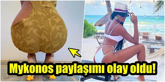 Çömelerek Poposunun Fotoğrafını Çeken ve Ortamlara Salan Eda Taşpınar'ın Paylaşımı Yine Olay Yarattı!