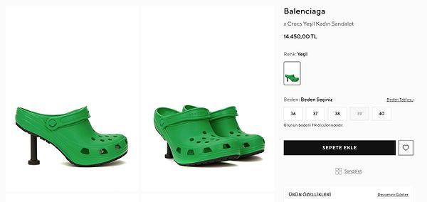 Balenciaga x Crocs topuklu terliklere bırakın bu parayı vermeyi, alıp giymek için bile hiçbir estetik göz zevkine sahip olmamanız gerekiyor.