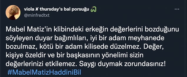 Bu tepkilere iki çift lafı olanlar da elbette var 👇