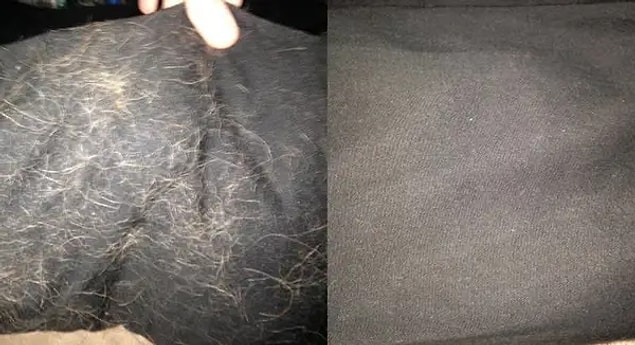 13. La solution au problème des peluches à la maison est le rouleau anti-peluches...