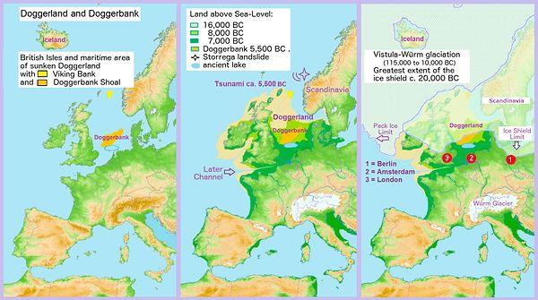 4. Ve son olarak, yaklaşık 10 bin yıl önce Doggerland adlı küçük bir kara parçası, Avrupa anakarasını İngiltere'ye bağlıyordu.