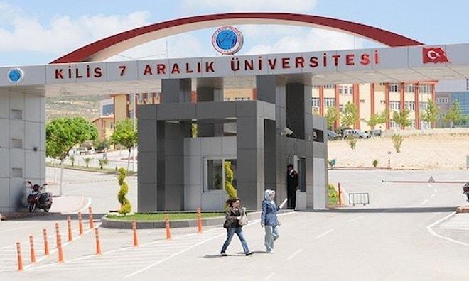 Kilis 7 Aralık Üniversitesi 2022 Taban Puanları ve Başarı Sıralaması