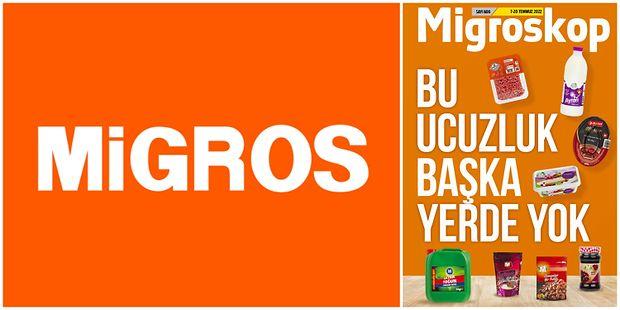 İndirimler Migros'ta! 7 - 20 Temmuz 2022 Migroskop Kataloğu