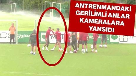Galatasaray Antrenmanında Gerilim:  Kerem Aktürkoğlu ile Van Aanholt'u Ayırdılar