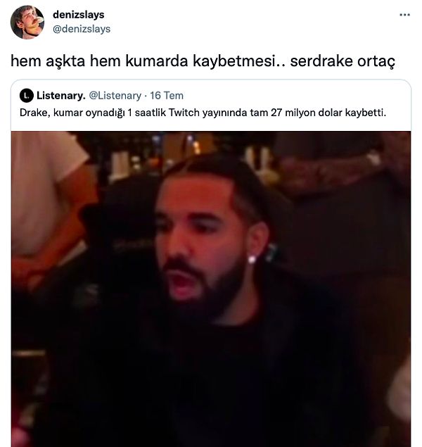 9. O zaman gelmez mi bi' Serdar Ortaç ft. Drake Kaybedenler düeti?