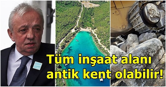 Cengiz İnşaat'ın Gayrimenkul Projesi Başlattığı Bodrum Cennet Koyu'nda Antik Kalıntılar Bulunduğu İddia Edildi