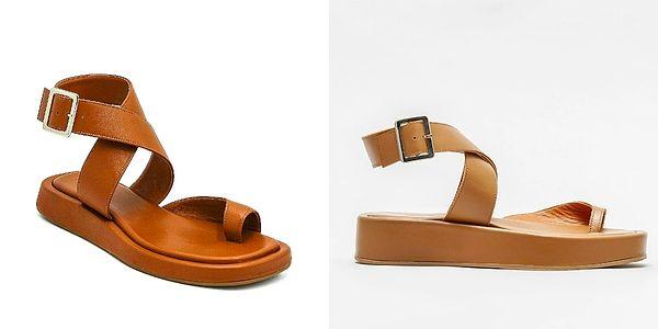 3. Gia Borghini'nin şık sandaletleri.