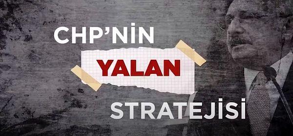 Yayınlandığı dönem tartışmalara neden olan 'CHP'nin yalan stratejisi' başlıklı videoya dair veriler de yayınlandı.