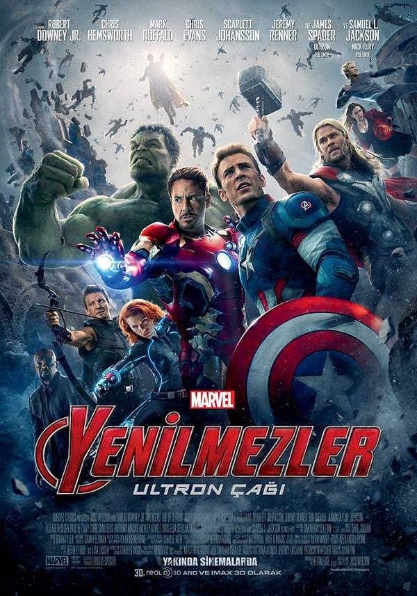 10. Avengers: Age of Ultron / Yenilmezler: Ultron Çağı (2015) IMDb: 7.3