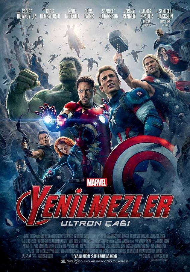 10. Avengers: Age of Ultron / Avengers: Age of Ultron (2015) IMDb: 7.3