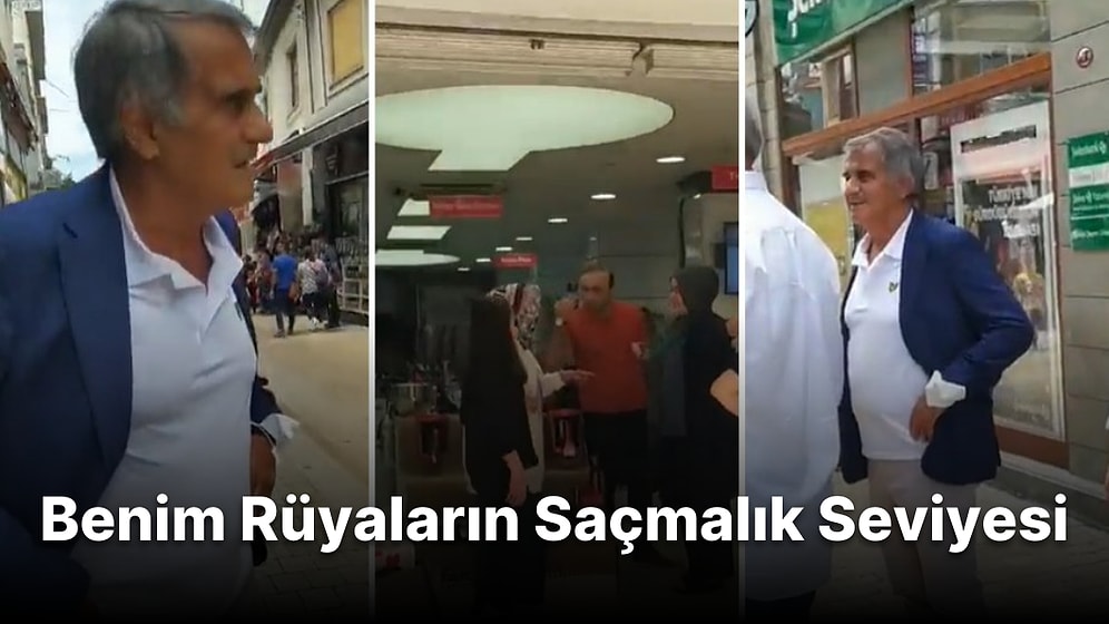 Trabzon'da Caddede Gezerken Tartışan Kadınları Görünce Durup Gülerek İzleyen Şenol Güneş