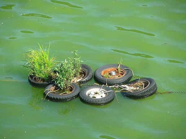 12. Прекрасный плавучий остров на озере в Японии