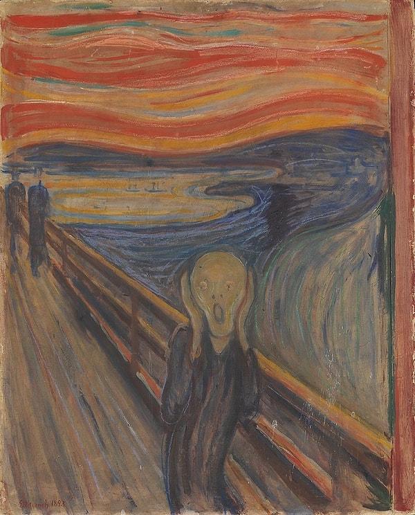 8. Edvard Munch - Çığlık (1891)
