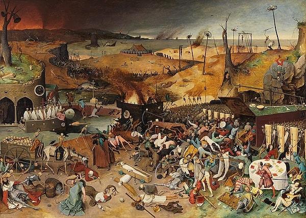 10. Pieter Bruegel - Ölümün Zaferi (1562)