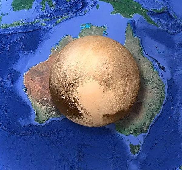 3. Avustralya Kıtası Ay'dan daha geniştir.