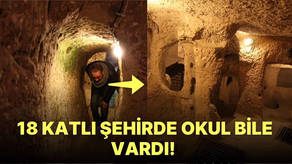 Kapadokya'da Bulunan Derinkuyu Yeraltı Şehri ile İlgili Öğrenince Çok Şaşıracağınız Detaylar