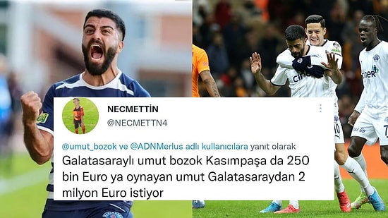 Umut Bozok, Galatasaray'dan Yüksek Maaş İstediğini Söyleyen Taraftara Dayanamayıp Cevap Verdi