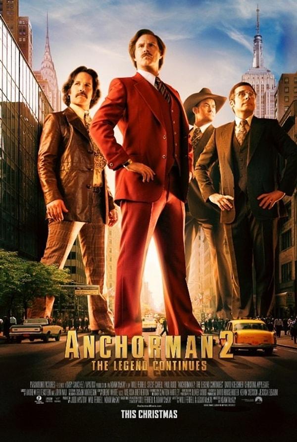 10. Anchorman 2: The Legend Continues / Çılgın Haber Ekibi (2013) - IMDb: 6.3