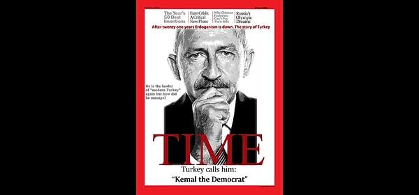 3. İddia: Kemal Kılıçdaroğlu Time dergisinin kapağına çıktı.