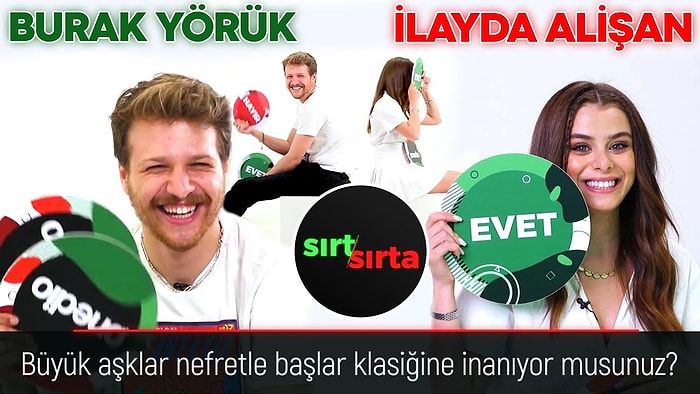 Burak Yörük ve İlayda Alişan Sırt Sırta'da! Sevgilinin Kredisine Kefil Olur Musun?