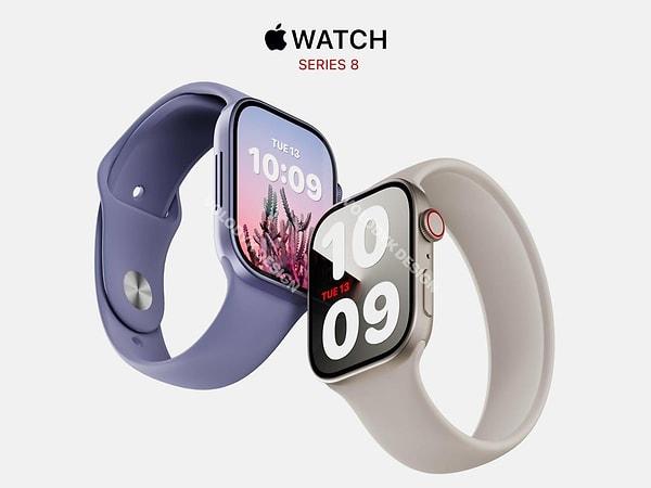 Apple Watch Series 8 için de üç farklı model planlanıyor.