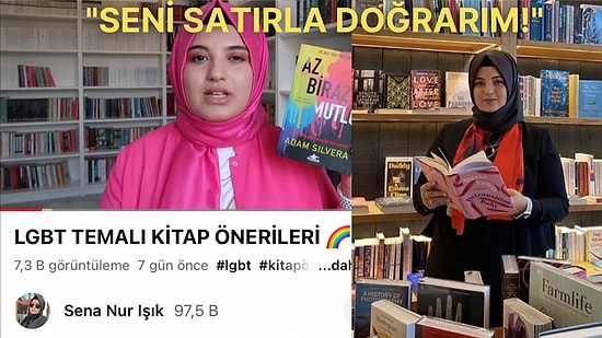 LGBT Temalı Kitaplar Öneren Başörtülü Sema Nur'a Gelen Tehdit Mesajlarını Okuyunca Kanınız Donacak!