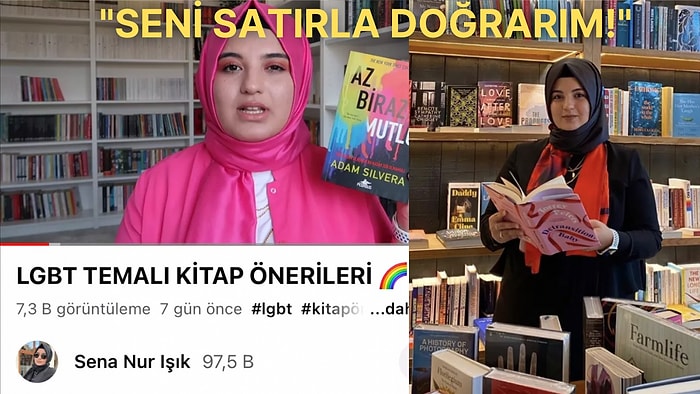 LGBT Temalı Kitaplar Öneren Başörtülü Sema Nur'a Gelen Tehdit Mesajlarını Okuyunca Kanınız Donacak!