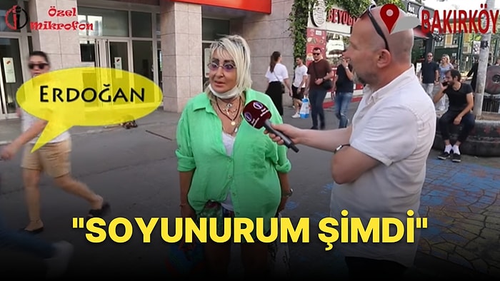 'Aklınızdaki Lider Kim?' Sorusuna 'Erdoğan' Cevabı Veren Genci Duyunca 'Soyunurum Şimdi' Diyen Kadın