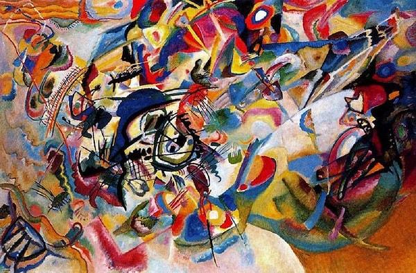 2. Wassily Kandinsky - Kompozisyon VII (1913)