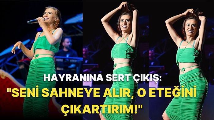 Yıldız Tilbe Konser Sırasında 'Eteğini Çıkar' Diyen Kadın Hayranına Verdiği Sert Cevapla Gündem Oldu!