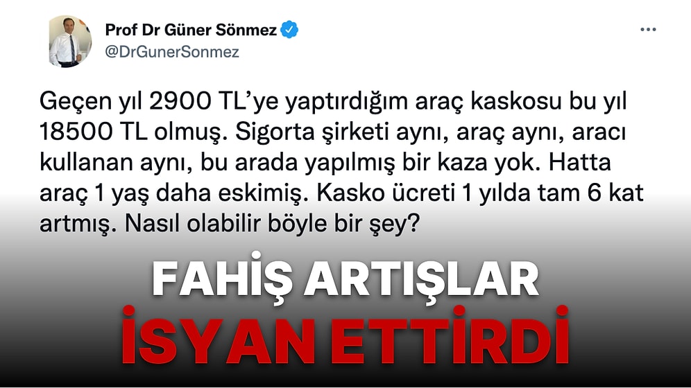6 Kata Kadar Artan Kasko ve Trafik Sigortası Ücretleri Vatandaşı Çileden Çıkardı!