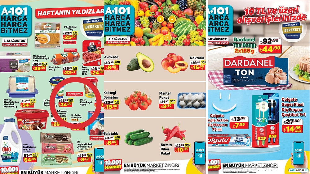 6 - 12 Ağustos 2022 A101 Haftanın Yıldızları Kataloğu