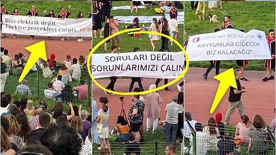 Gelenek Yine Bozulamadı! ODTÜ Mezuniyet Töreninden Birbirinden Yaratıcı Pankartlar