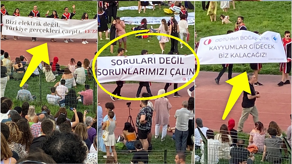 Gelenek Yine Bozulamadı! ODTÜ Mezuniyet Töreninden Birbirinden Yaratıcı Pankartlar