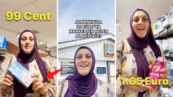 Bizi Kıskanan Almanya'da 20 Euro'ya Yapılan Market Alışverişini Görünce Bir Kez Daha Hayatı Sorgulayacaksınız