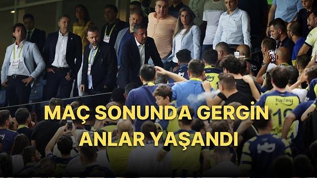 Ümraniyespor ile Berabere Kalan Fenerbahçe'de Başkan Ali Koç Maç Sonunda Taraftarlar ile Tartıştı