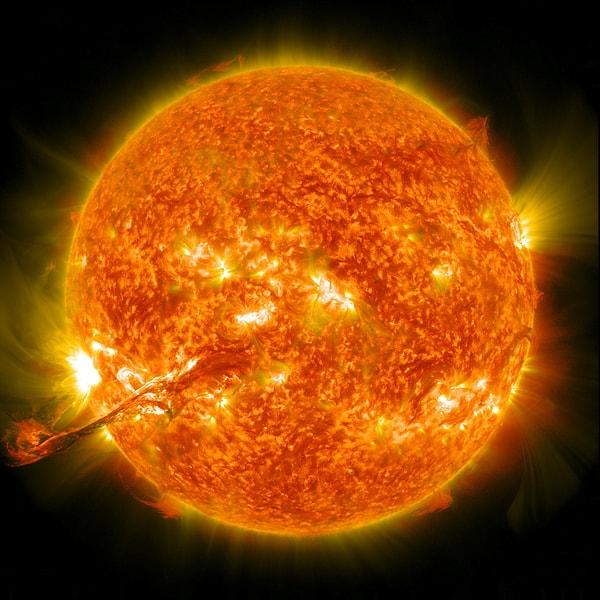 Bilim insanları 23 Temmuz'da büyük bir güneş patlaması kaydetti.