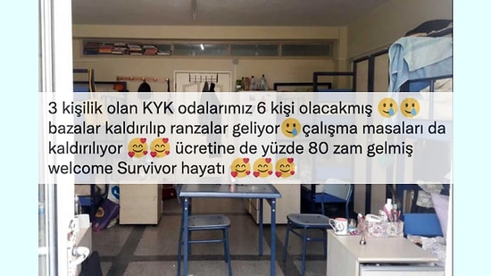 KYK Yurtlarında 3 Kişilik Odaların 6 Kişilik Olacağı Söylentileri Öğrencileri İsyan Ettirdi