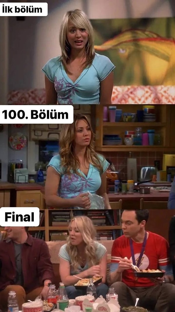 9. The Big Bang Theory'de Penny'nin tişörtü