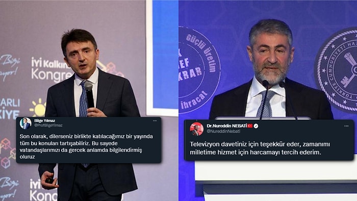 Bakan Nebati'yle Prof. Dr. Bilge Yılmaz'ın 'IMF'den Borç Alma' ve Canlı Yayın Atışması Sürüyor