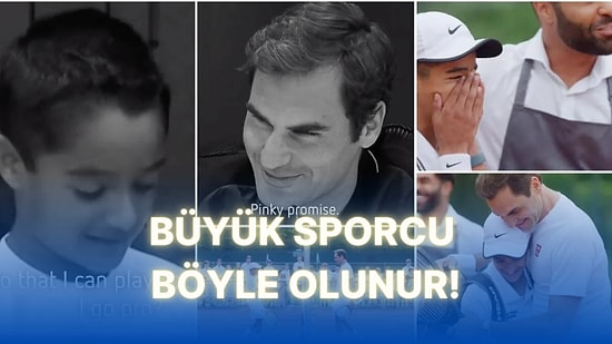 Roger Federer Yıllar Önce Genç Bir Hayranına Verdiği Sözü Muhteşem Bir Sürprizle Tuttu