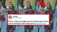 İslami Dayanışma Oyunları'nda Katarlı Voleybolcu Türk Sporculara 'Kafa Kesme' Hareketi Yaptı
