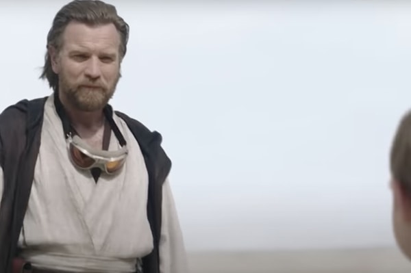 27. Obi-Wan, Obi-Wan Kenobi'de Luke'u ‘merhaba’ diyerek selamladığı sahne…