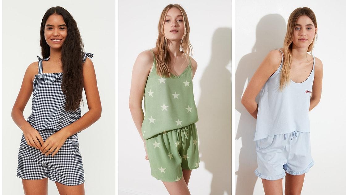 Yaz Sıcaklarından Bunalmamak İçin Tercih Edebileceğiniz Askılı Pijama Takımları