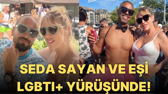 Eşi Çağlar Ökten ile Tatil Rotasını İsviçre'ye Çeviren Seda Sayan, Zürih'te LGBTI+ Yürüyüşüne Katıldı!